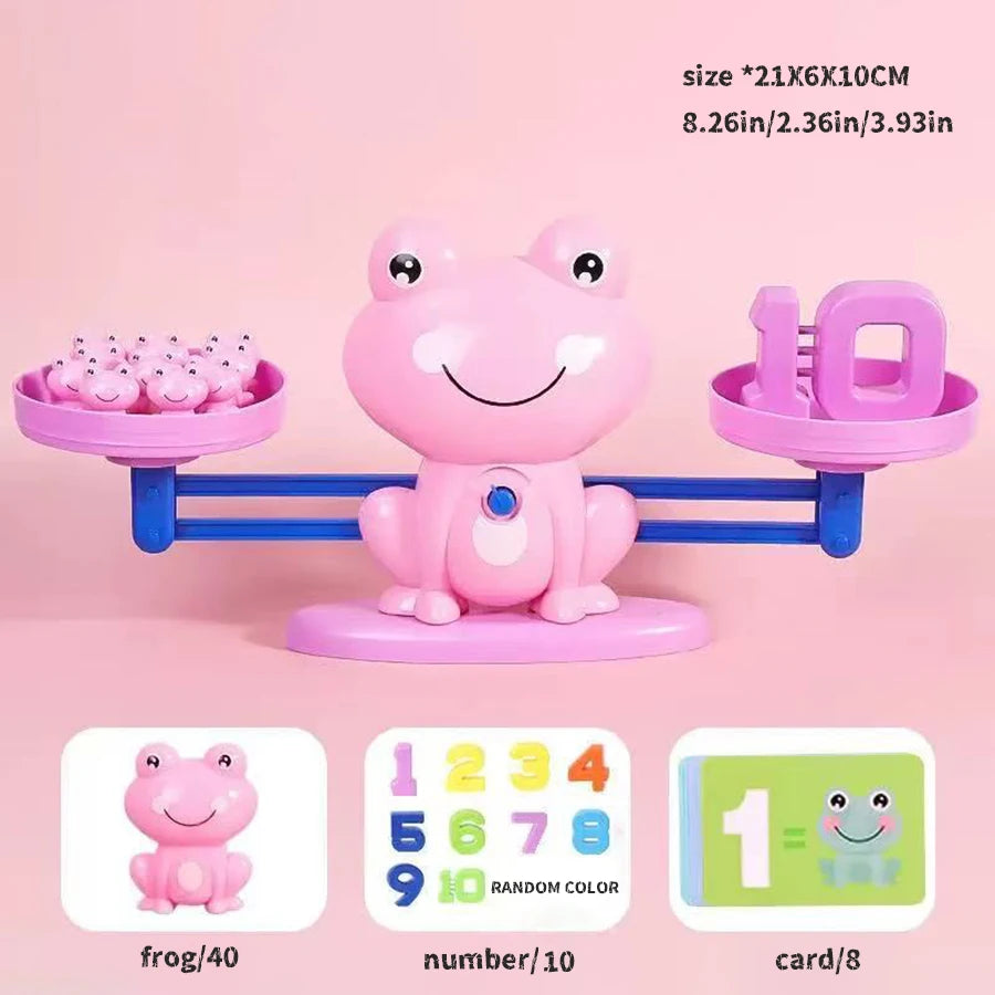 Frog Balance Scale Maths Activity Toy