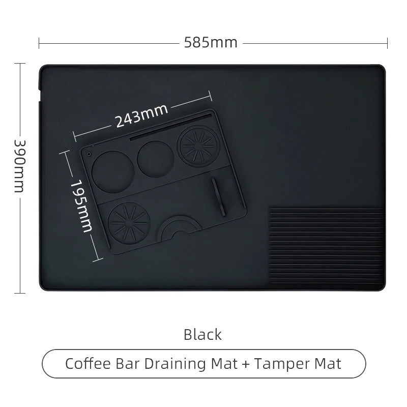 Disco de Compactação de Café Distribuidor Estação Porta-filtro Silicone Pad Espresso Maker Acessórios de Bar Cozinha Coffeeware The corner Barista Tools