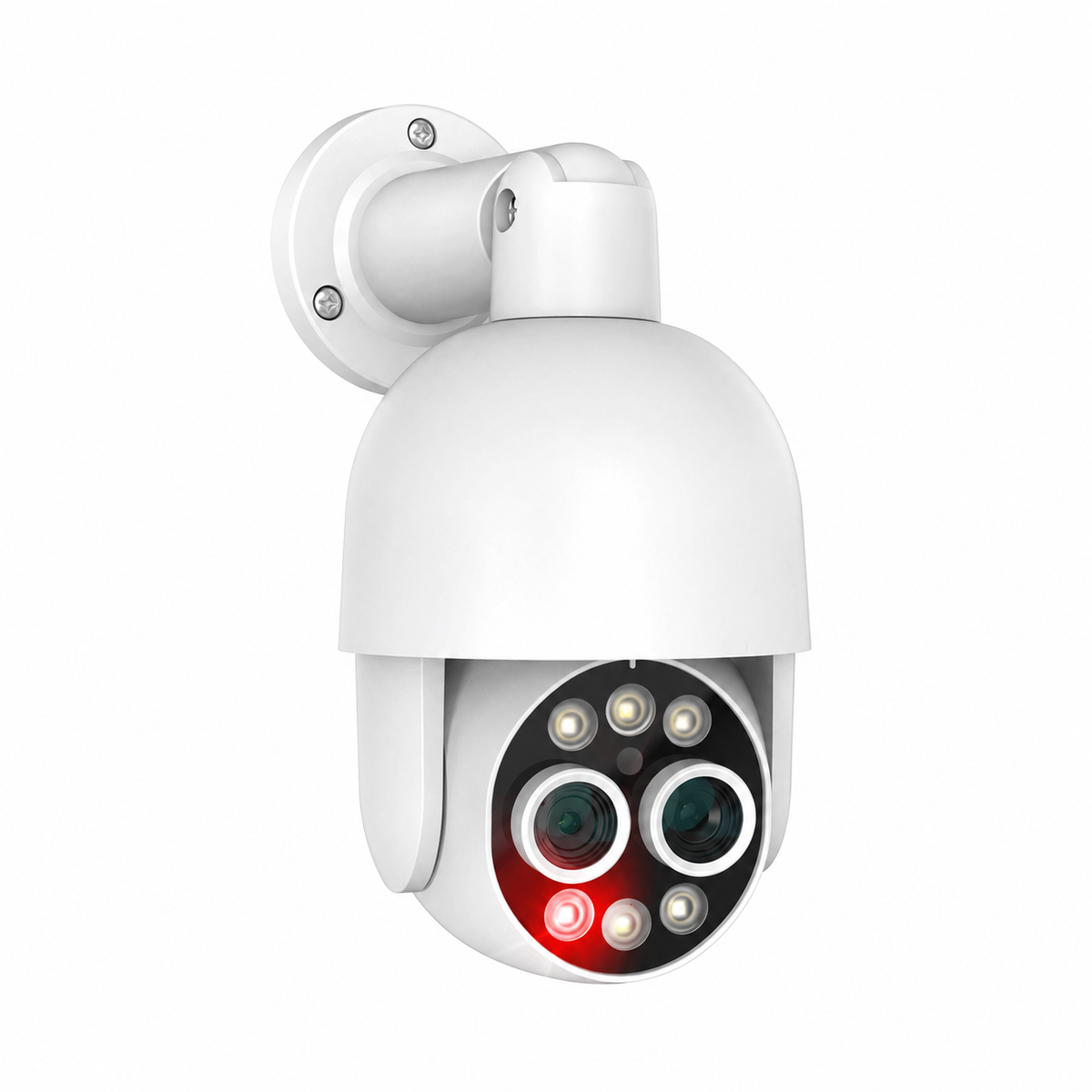 XM-PT825D-80P Dual-Lens PoE Pan & Tilt Camera, 2 × 4 MP