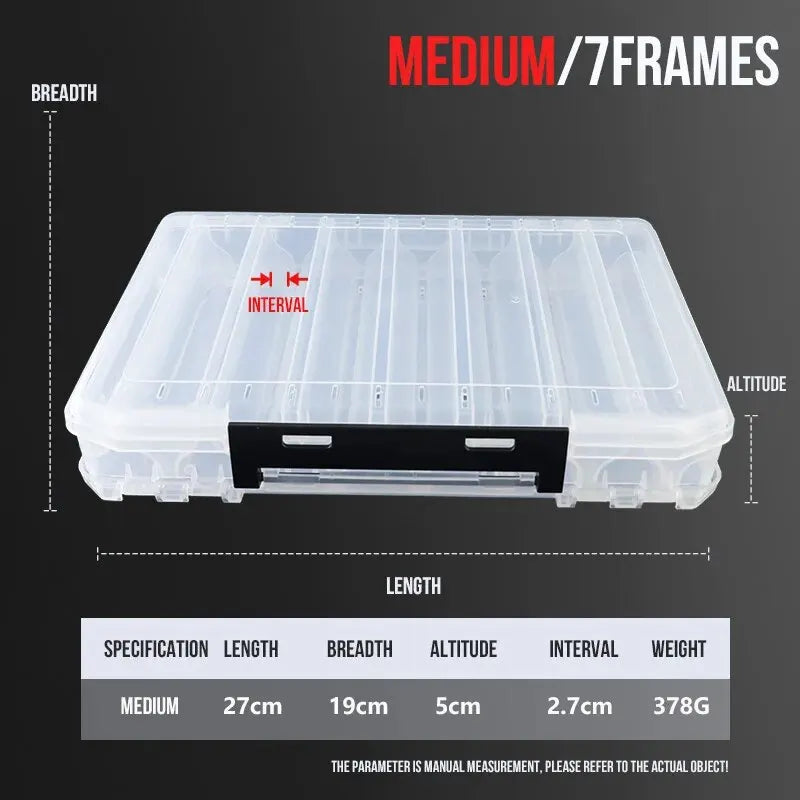 Double-Sided Fishing Tackle Box, 319 or 816