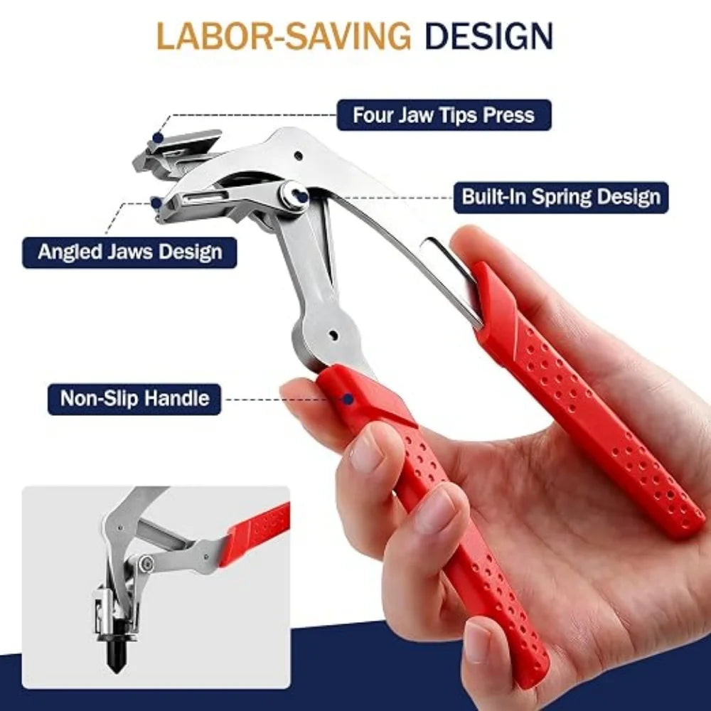 Spring-Assisted Automotive Clip Removal Pliers