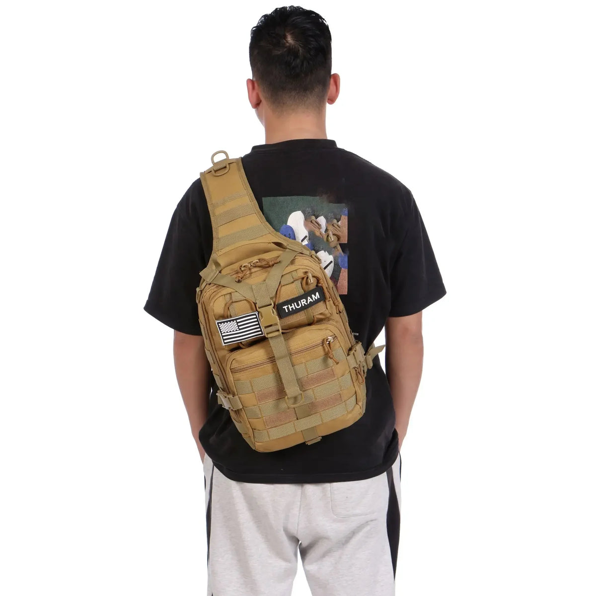Rucsac sling outdoor din nylon