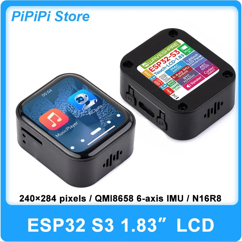 ESP32-S3 1.83-Inch Touch Display Board