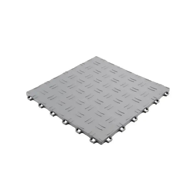 SucceBuy Garage Tiles Interlocking 12x12x0.53 in 50 Pack Garage Floor Covering Tiles Non-Slip Double-Sided Texture Flooring