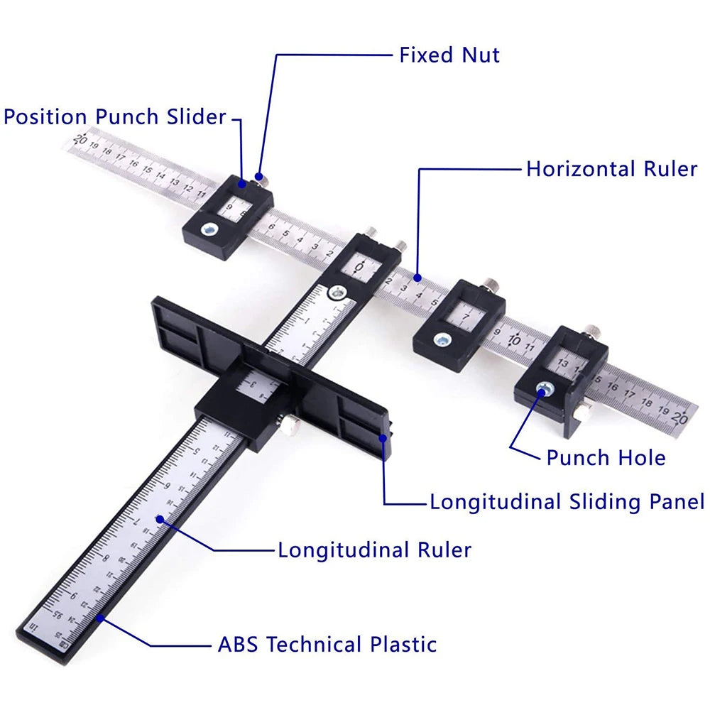 Adjustable Cabinet Handle Drilling Guide
