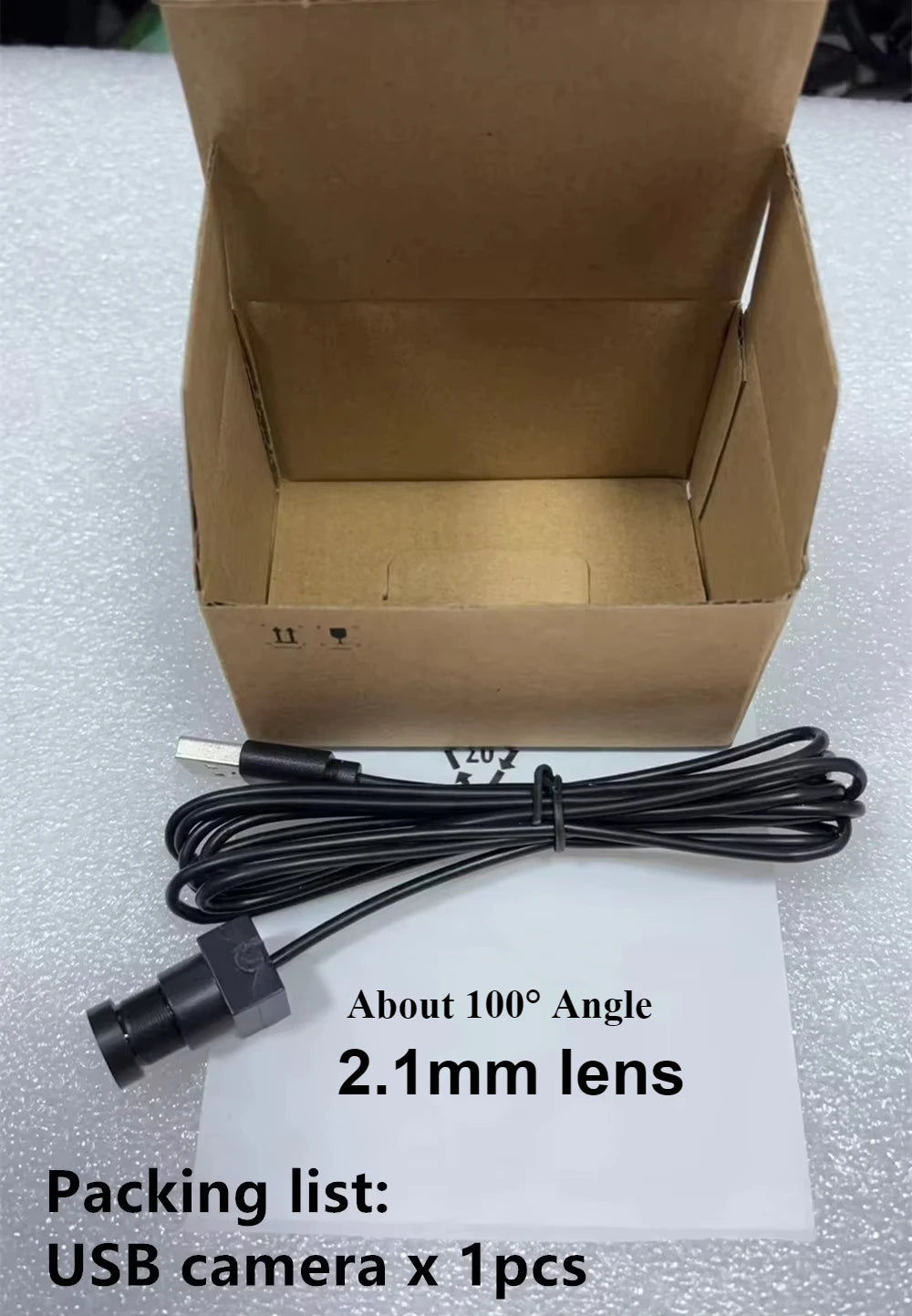 Mini USB-kamera med vidvinkelmikroobjektiv