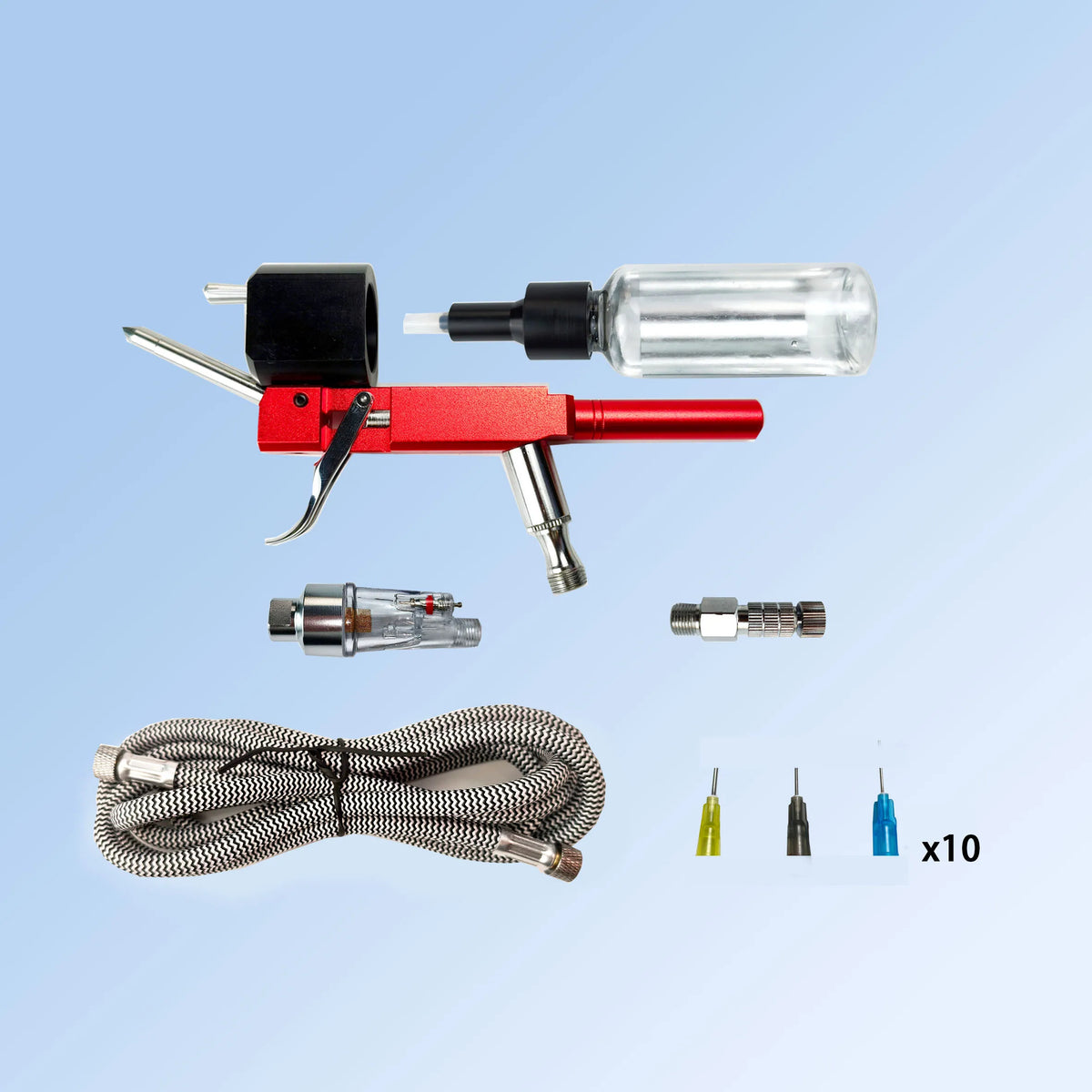 No-Clean Airbrush Nozzle Set, 0.2/0.3/0.5 mm, 30 Pieces