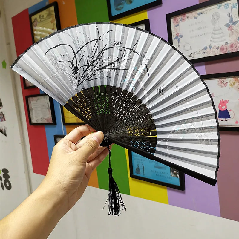 Folding Bamboo Hand Fan in Chinese Style