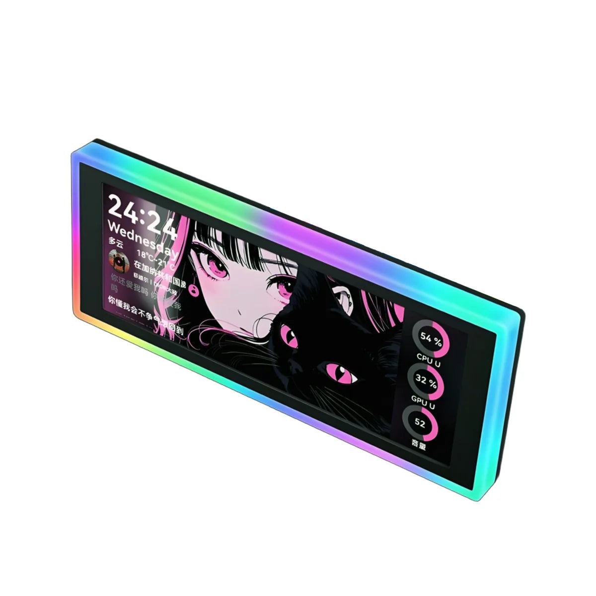 6.86-Inch Customizable Secondary Display