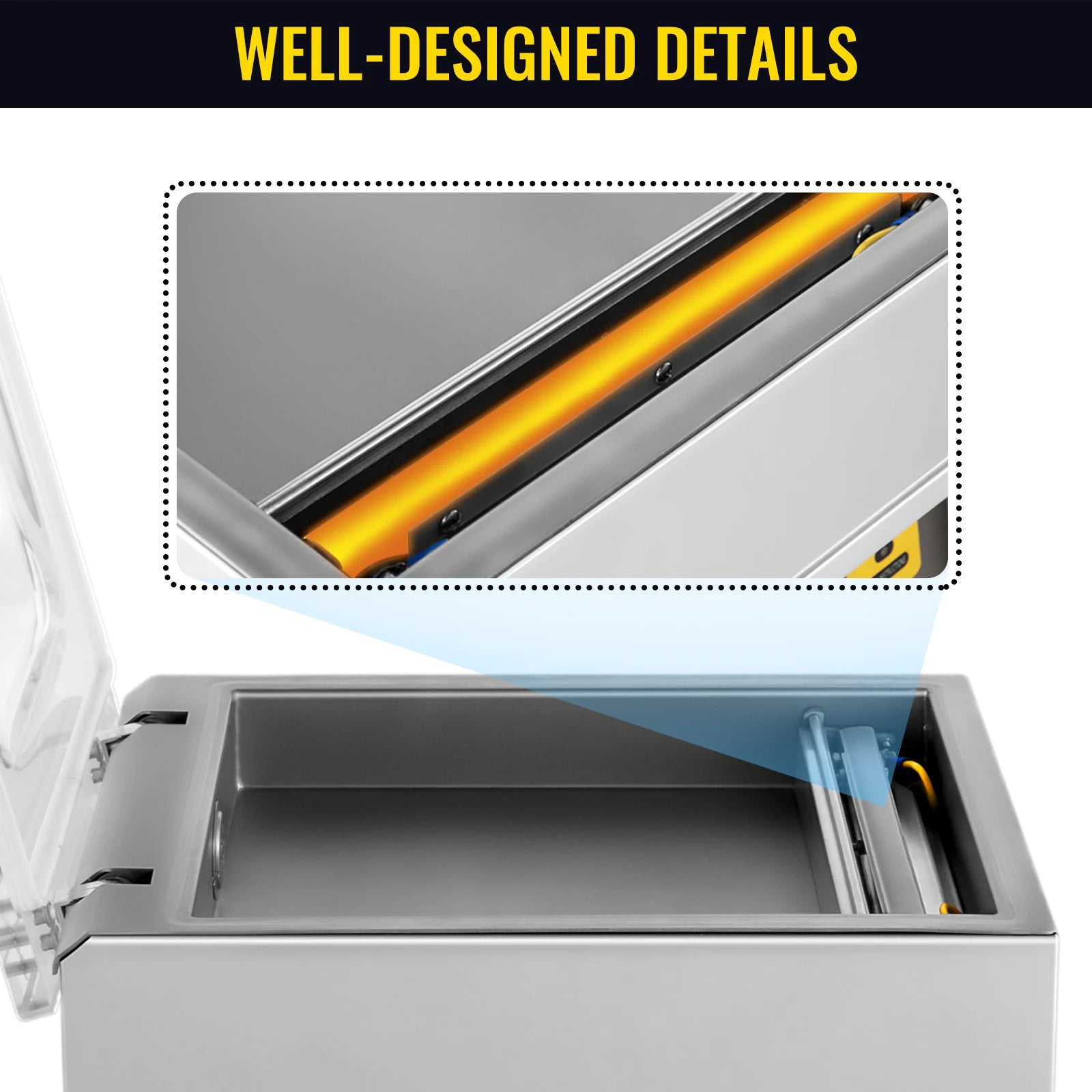 Commercial Vacuum Sealer Machine 120W DZ-260S Food Packing