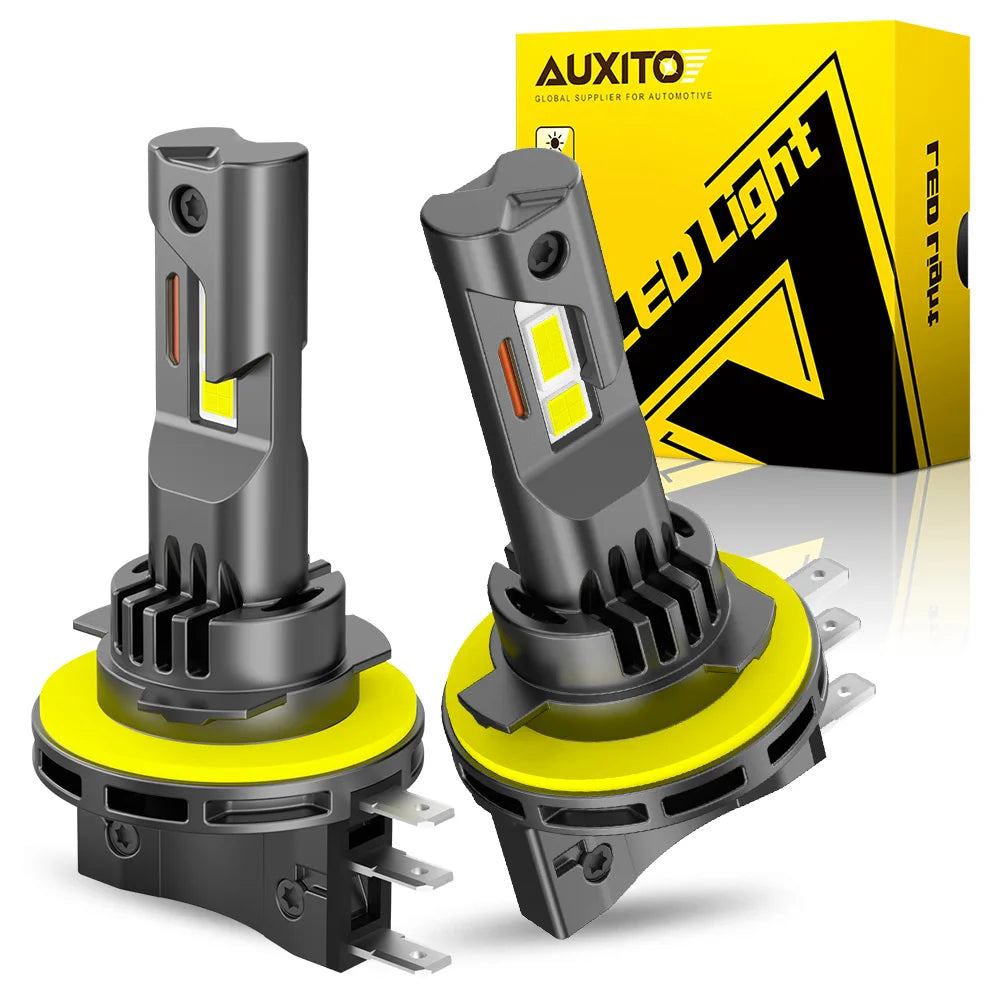 AUXITO 30000LM H15 LED Headlight Bulbs Canbus For Volkswagen VW Golf 7 6 MK3 H15 LED High Low Beam Driving Lights DRL for BMW Me