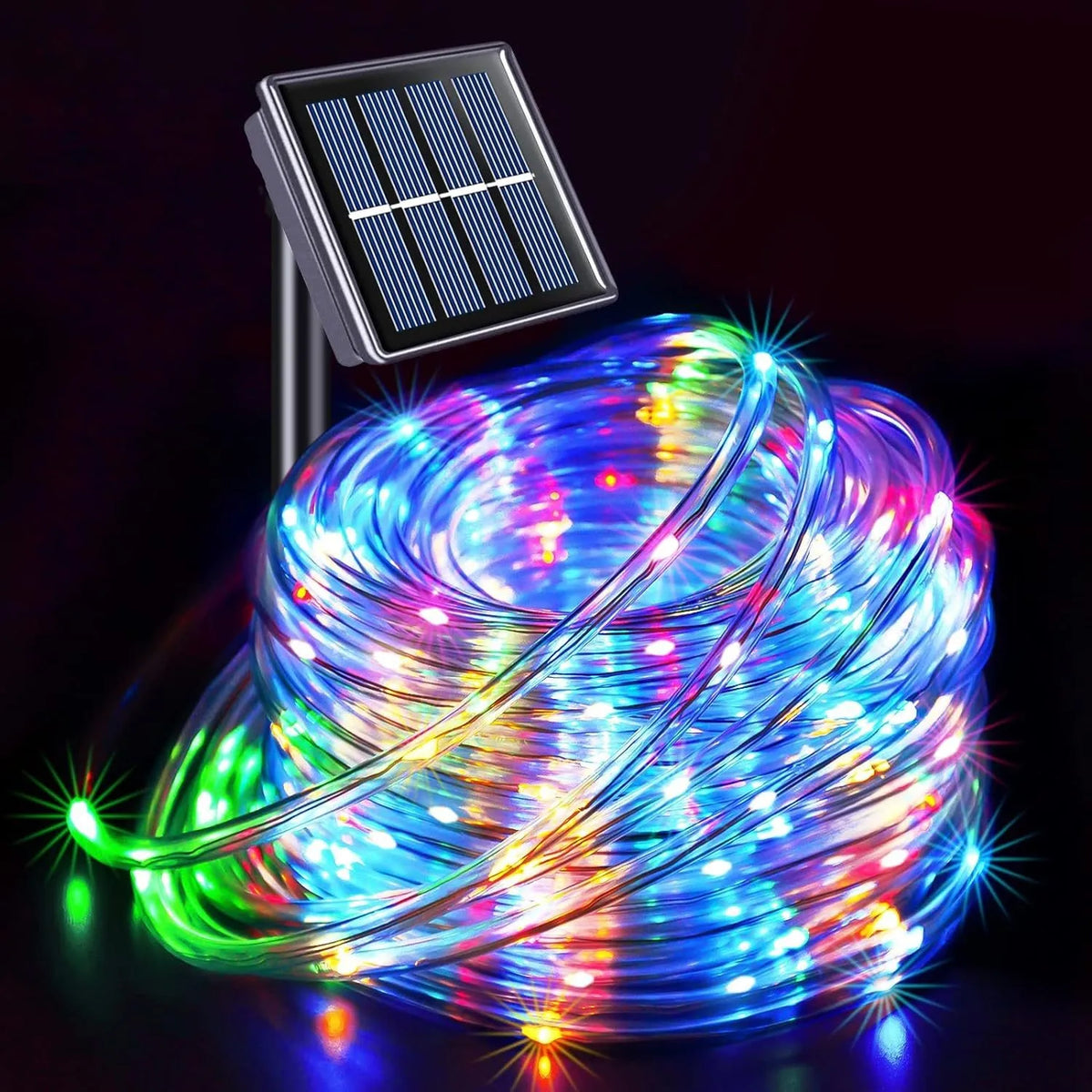 Solcelledrevne LED-lysslynger, IP65