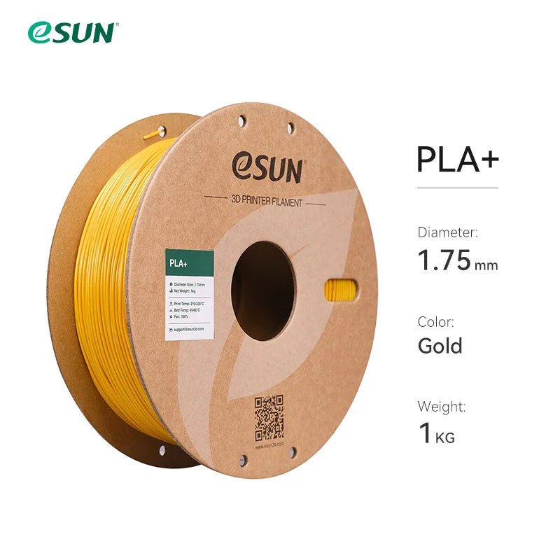 Filamento PLA+ para impressora 3D, 1.75 mm, bobina de 1 kg
