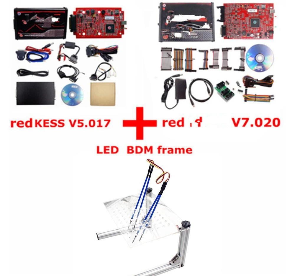 EU Red Kess 5.017 & KTAG 7.020 ECU Flash Tool Master Kit