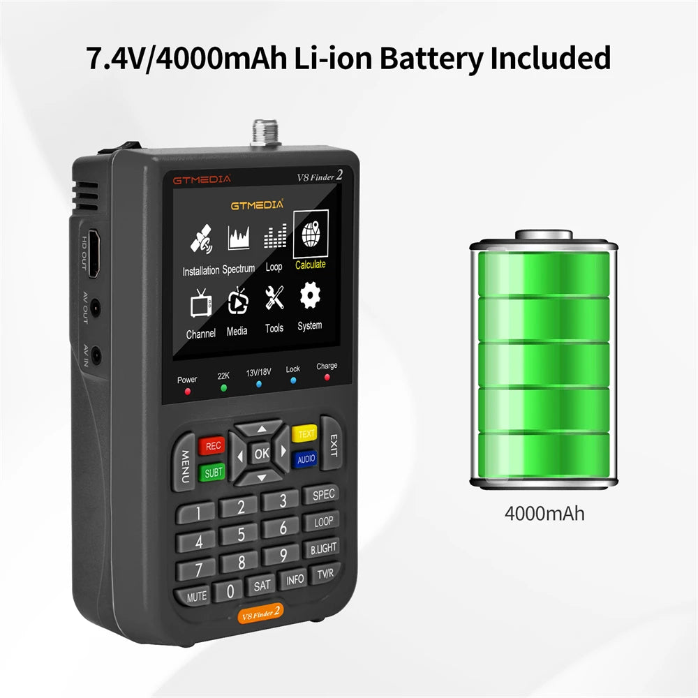 V8 Finder 2 Handheld Satellite Signal Meter