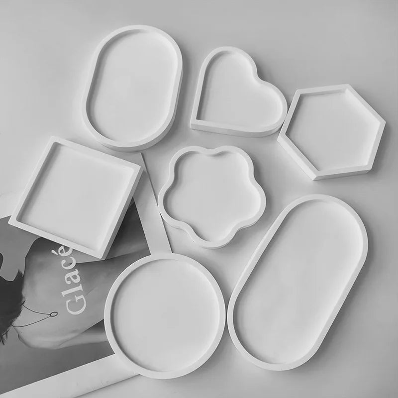 Silicone Resin Tray and Coaster Molds