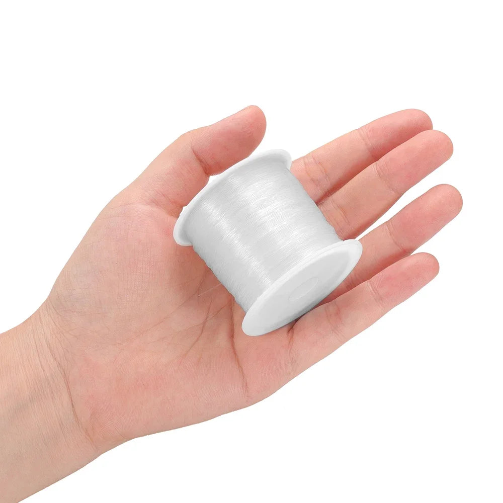 Przezroczysty sznurek do bransoletek do wyrobu biżuterii