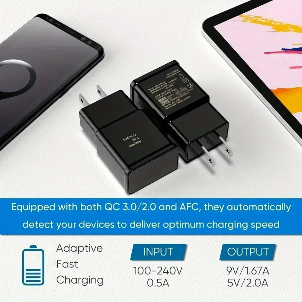 Paket od 10 brzih USB-C zidnih punjača od 18W s prilagodljivim napajanjem