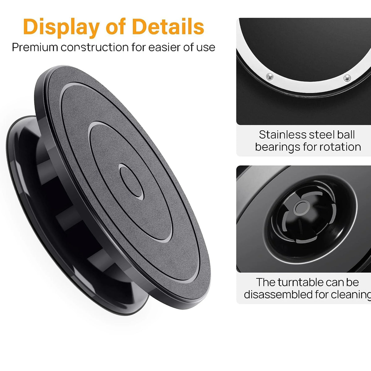 Manual Rotating Craft Display Turntable