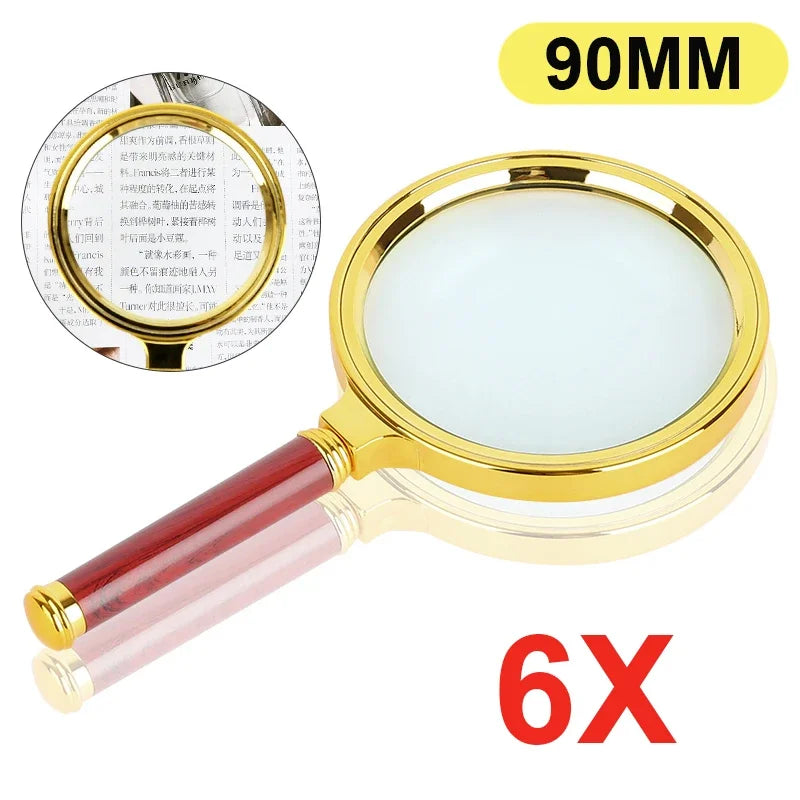 Handheld Reading Magnifier - Multiple Lens Sizes