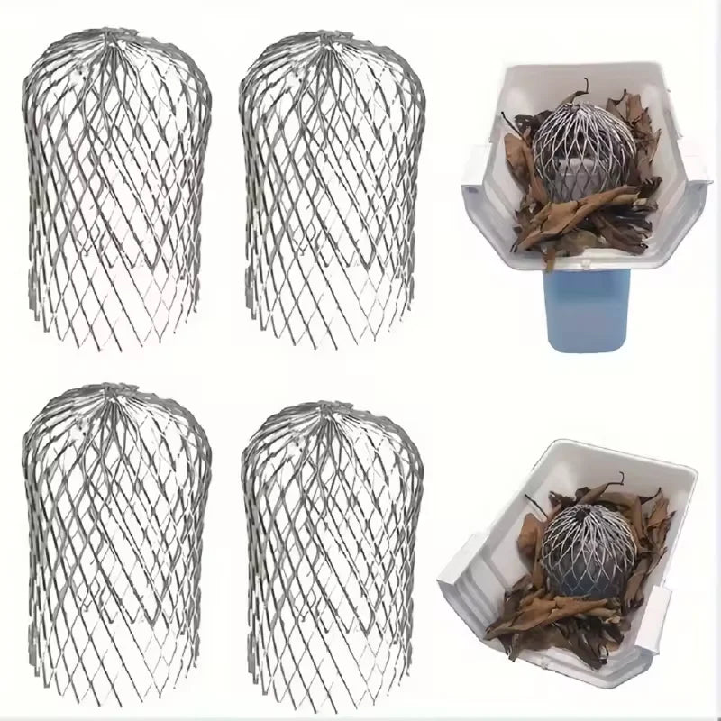 Filtry do rynny z aluminium, zestaw czterech