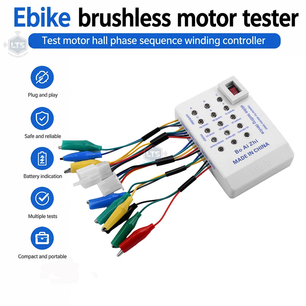 Validator pentru motor și controler E-Bike fără comutator