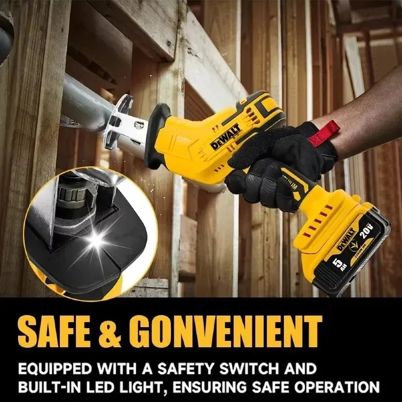 DeWalt Cordless Reciprocating Saw, Brushless, 2800 RPM
