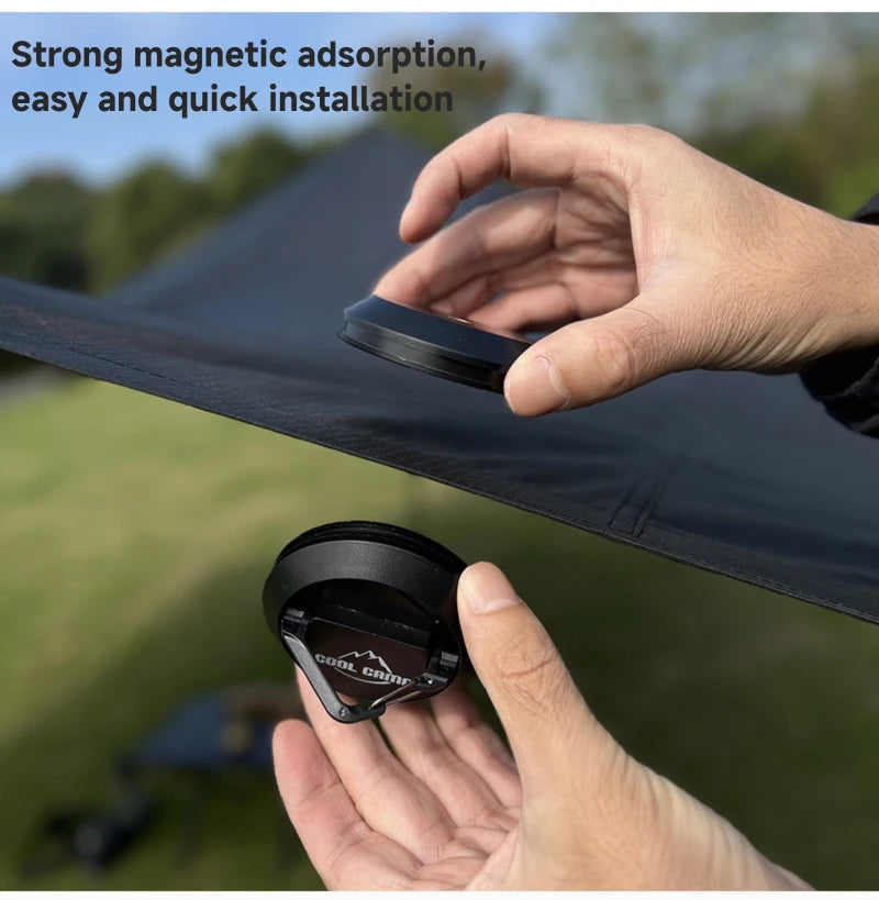 Outdoor Magnetic Hook Tent Hanging Clip, 5 kg Load