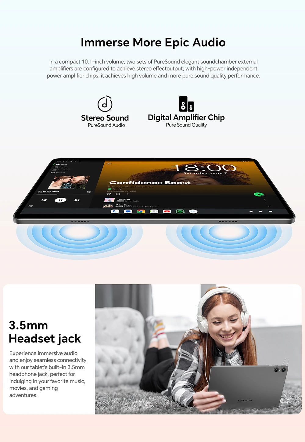 Custodia Teclast P30T con accessori tutto-in-uno per tablet