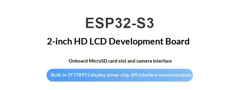 ESP32-S3 2-Inch IPS Display Development Board