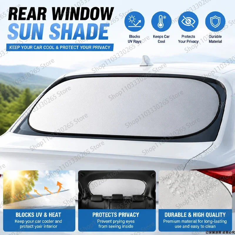 Reflective Rear Car Window Sun Shade