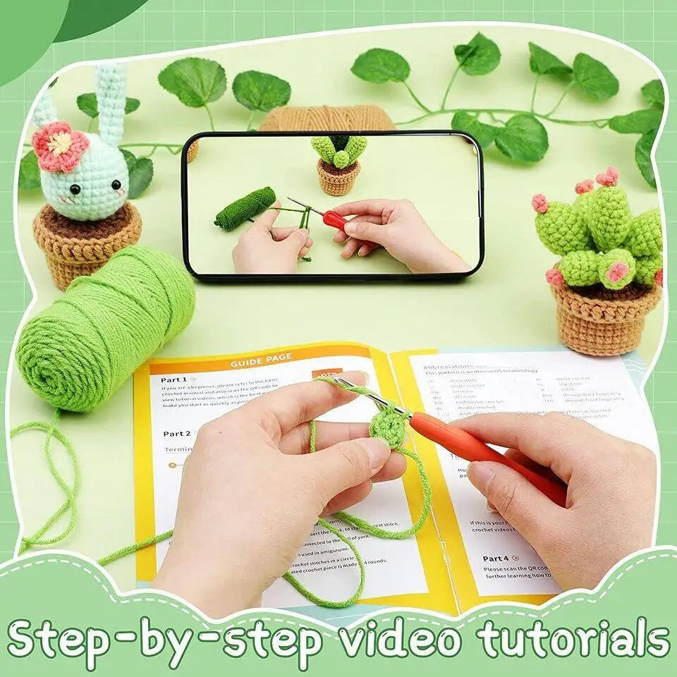 Plantstickningshantverkskit