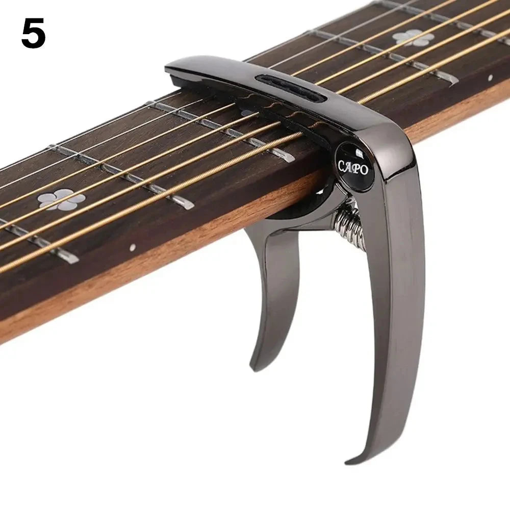 Metal Guitar Capo with Rubber Contacts