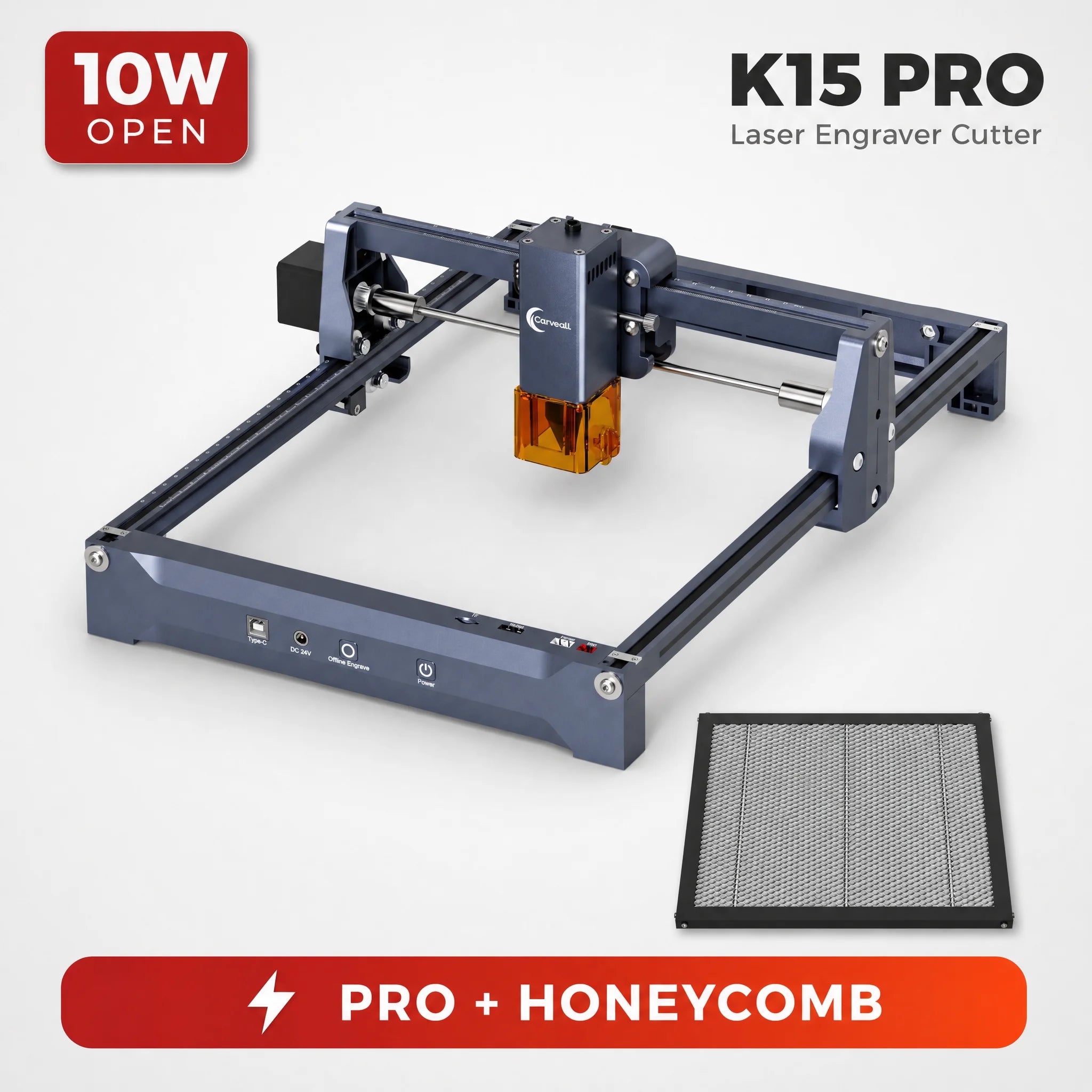Laser Engraving Machine 5W 10W Free App Control Diode Engraver Cutter