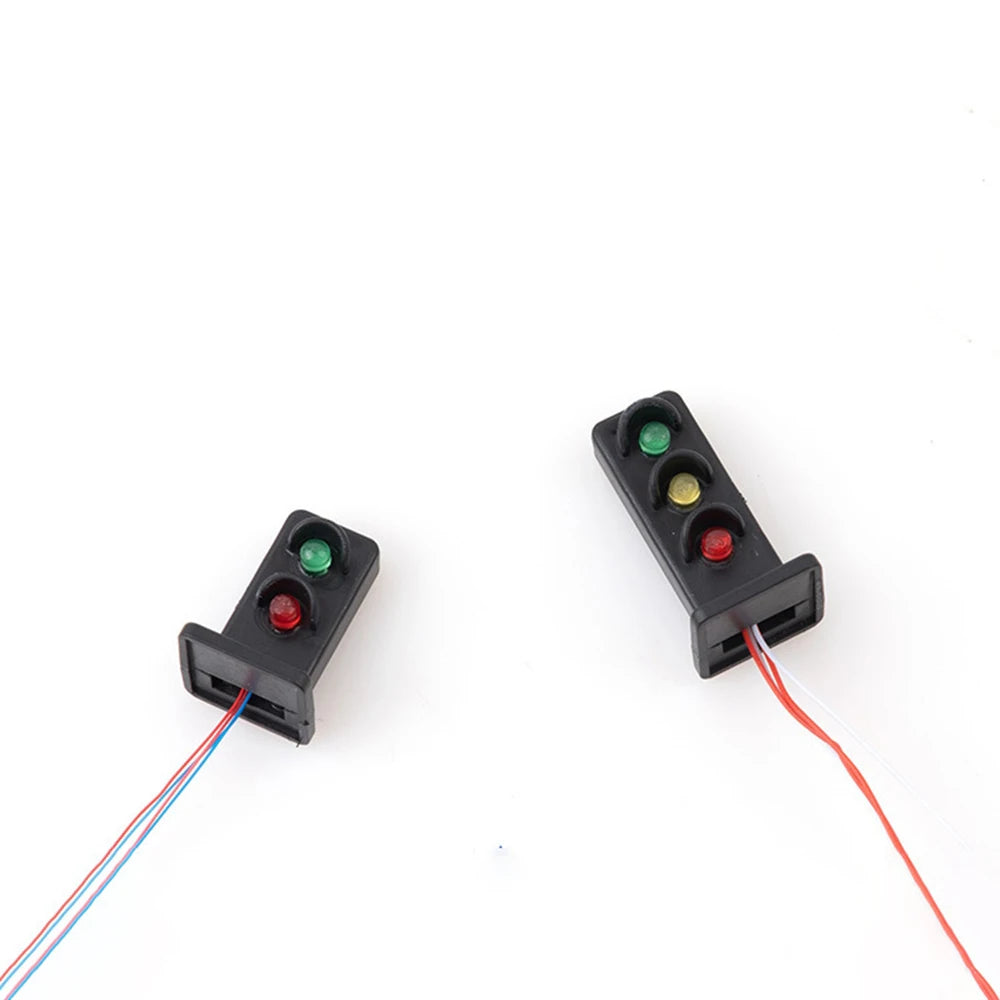 5-Piece HO 1:87 Model Railway LED Signal Set