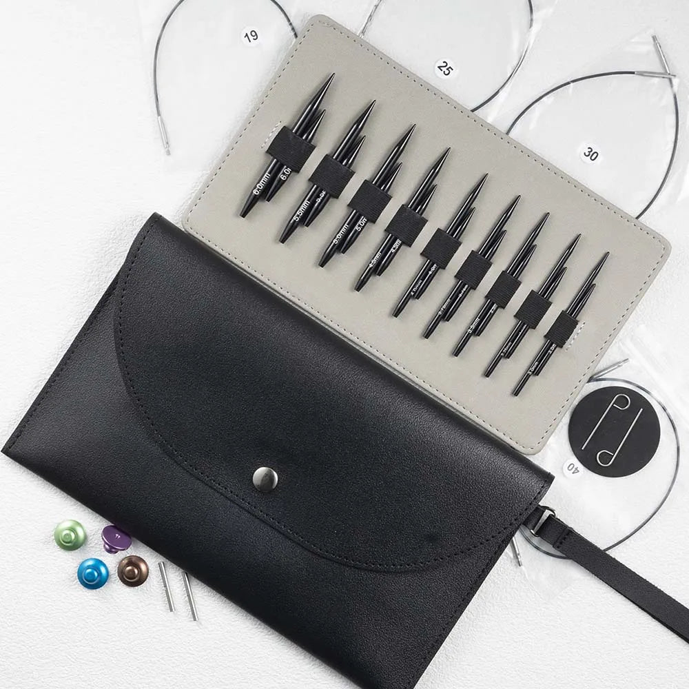 Interchangeable Circular Knitting Set, Nine Sizes