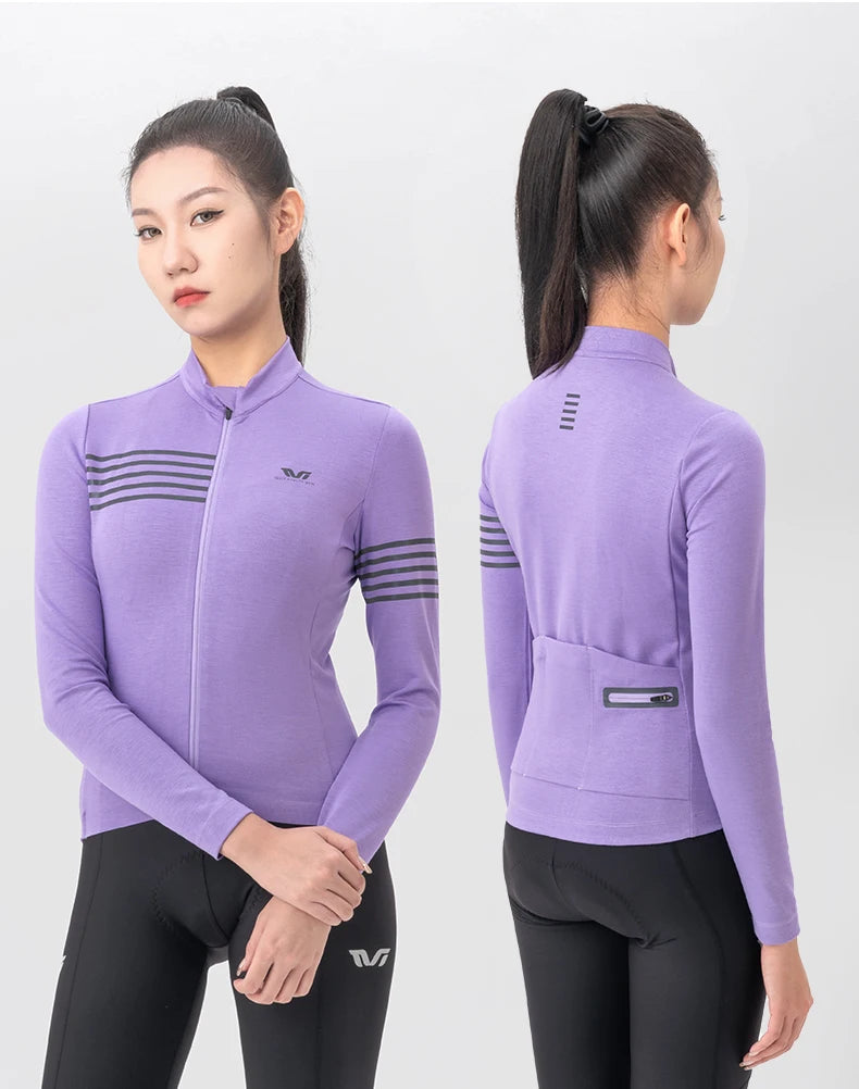 Dames Winddichte Thermische Fietsjas voor Lente & Herfst Ritjes