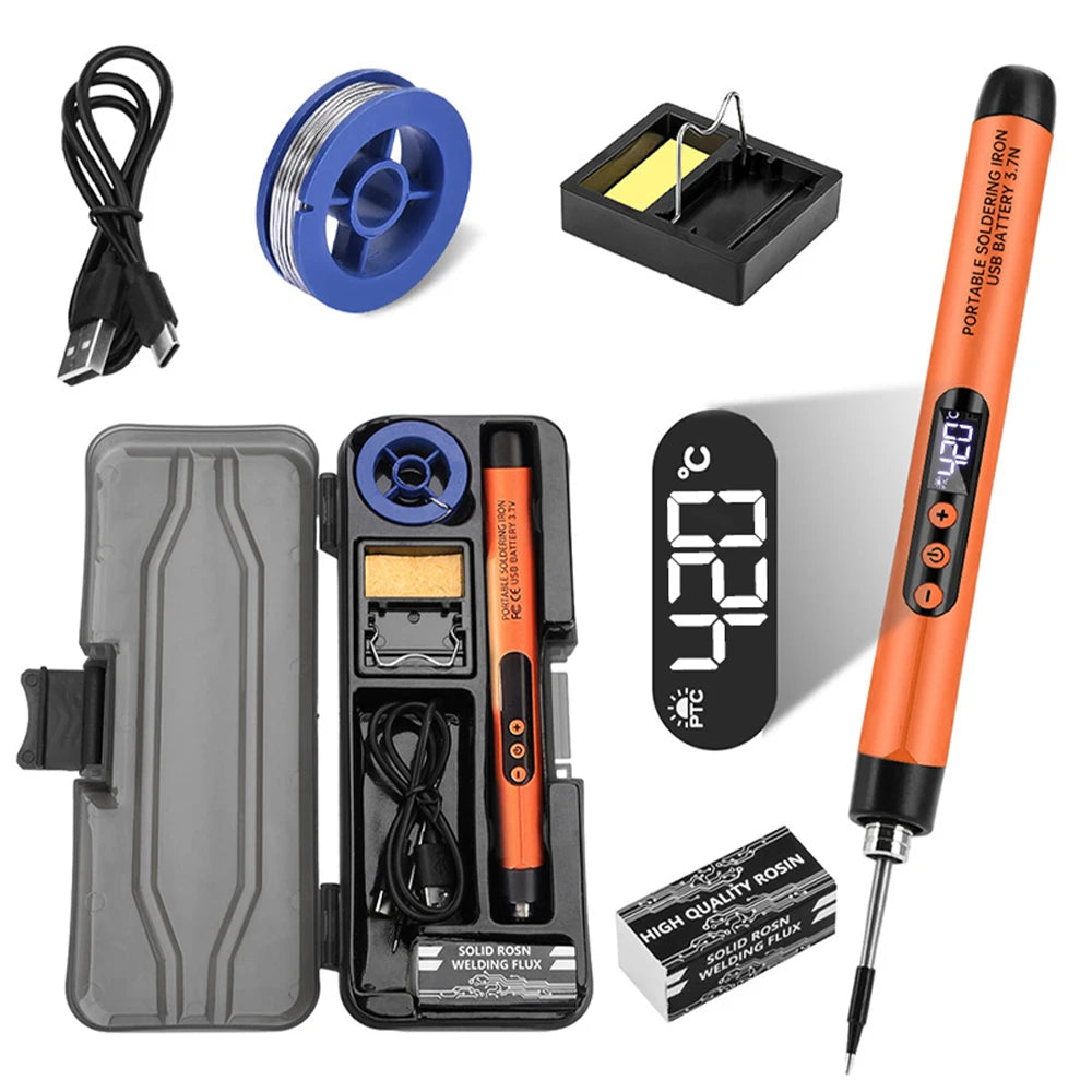 Cordless USB Soldering Iron - Sets and Tips