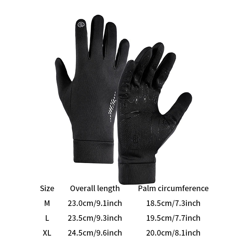 Guanti da ciclismo touchscreen per tempo freddo