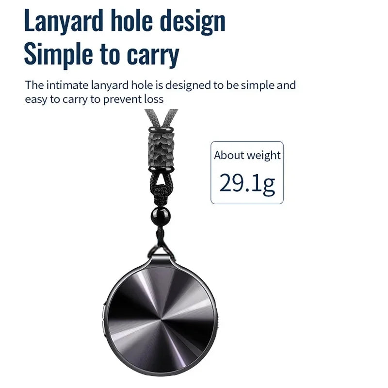 4GB-64GB Mini Keychain Voice Actiaved Recorder Portable HD Noise Reduction Microphone Digital Audio Sound Recording MP3 Player 