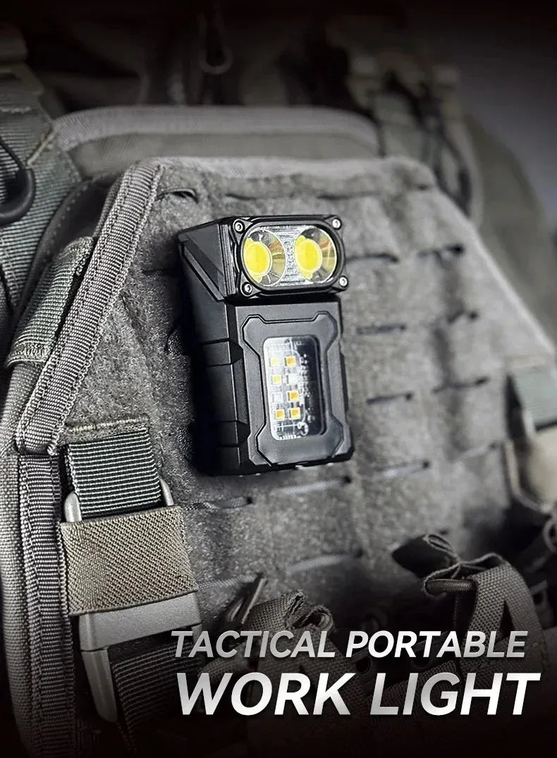 Portable Multifunctional USB Rechargeable LED Flashlight