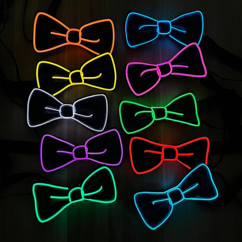 1PC Light Up LED Glasses Glow Sunglasses EL Wire Neon Glasses Glow in The Dark Party Supplies Neon Party Favors for Kids Adults 