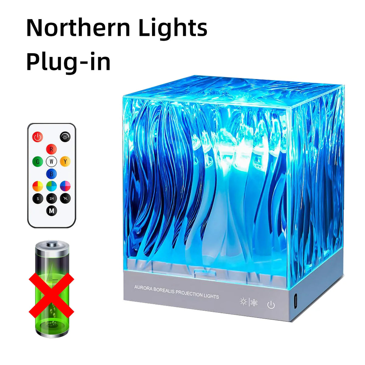Northern Lights or Ocean Ripple Projector Lamp