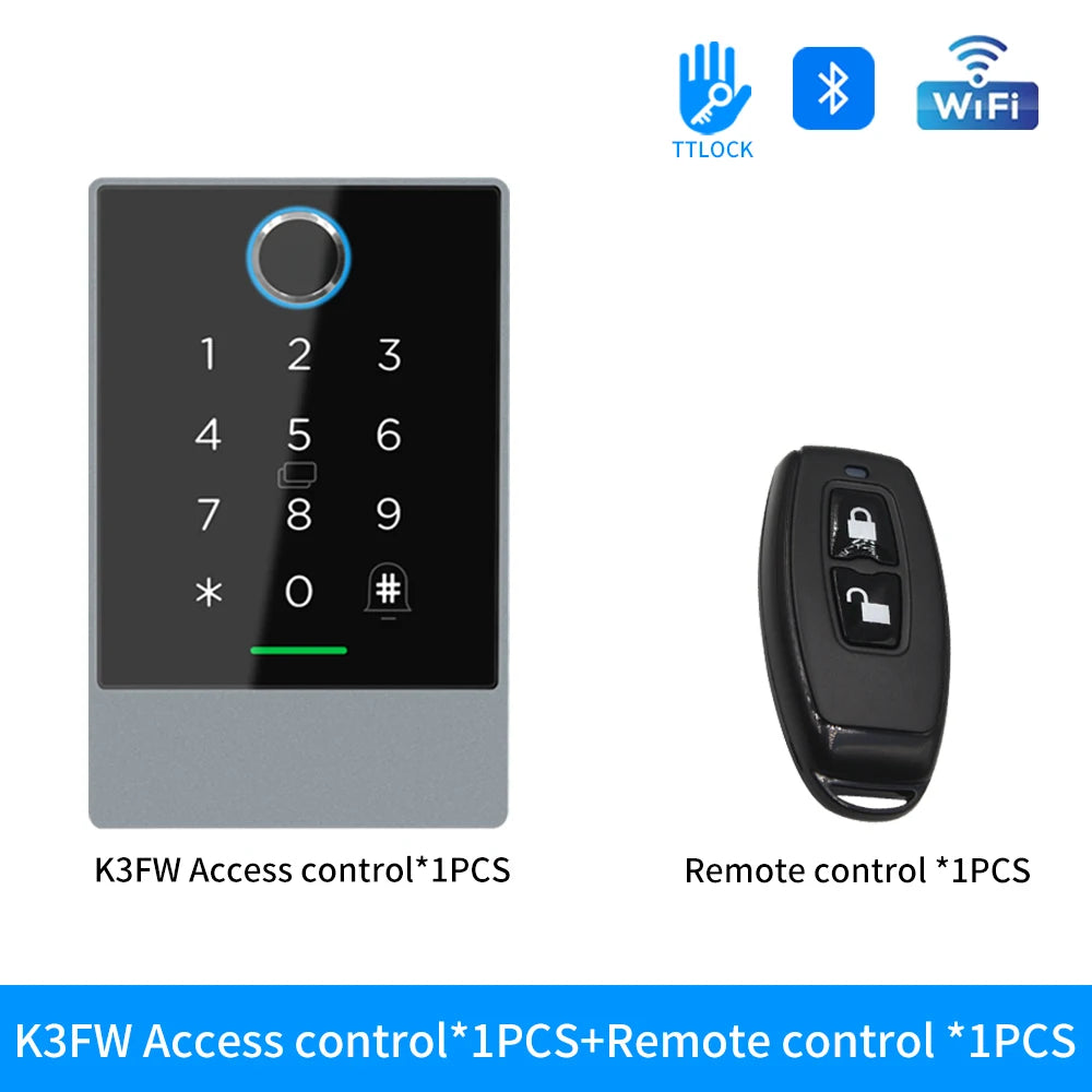 Akıllı WiFi ve Bluetooth Kapı Kilidi Tuş Takımı, Uygulama Kontrollü Erişim