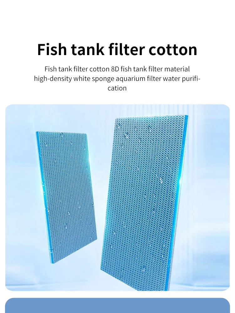 8-Layer Aquarium Filter Pad, 50 × 11 × 2 cm