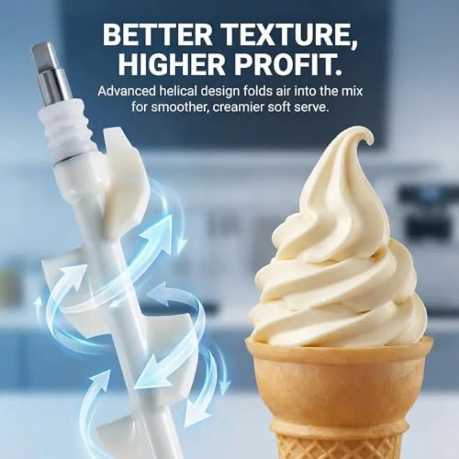 Soft Serve Ice Cream Machine Beater Rod Replacement for VEVOR & YIKAFU