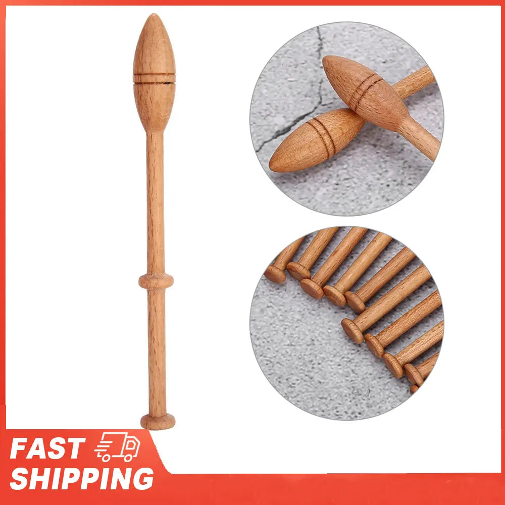 Beech Wood Lace Bobbins, Set of 12