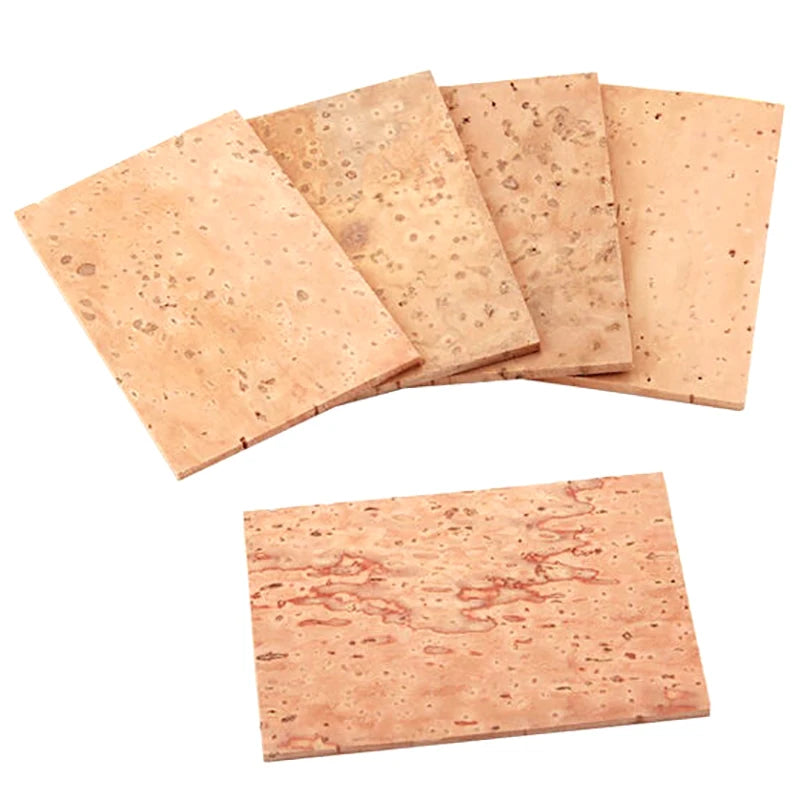 Natural Saxophone Neck Cork Sheets — 50 Pieces -> "Naturalne korki na szyjkę saksofonu – 50 szt."