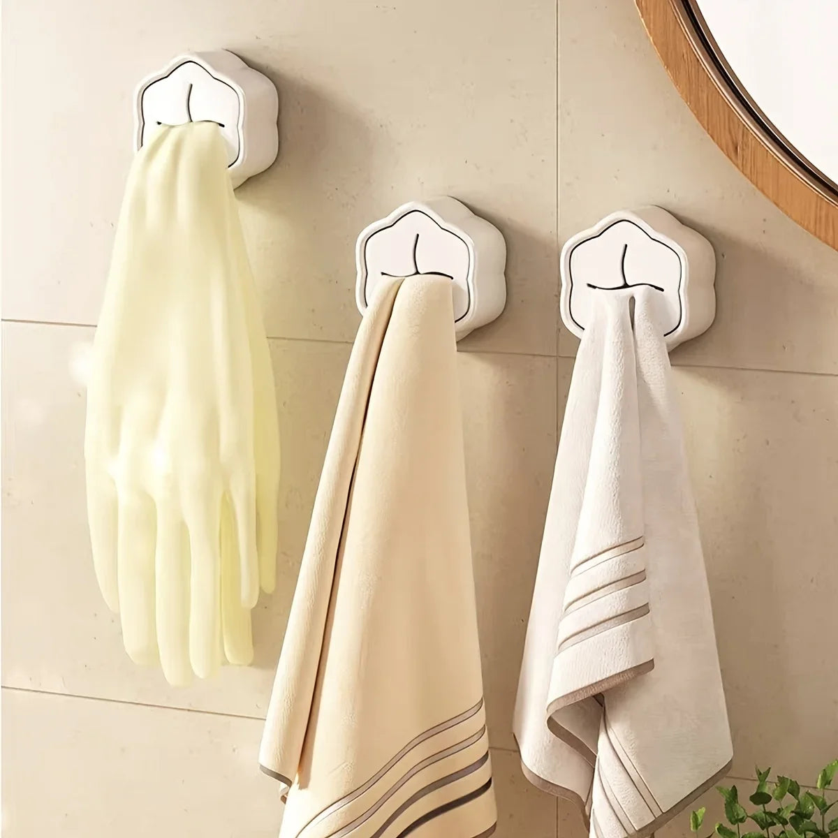 Push-In Towel Holders, 2 or 4 Pack