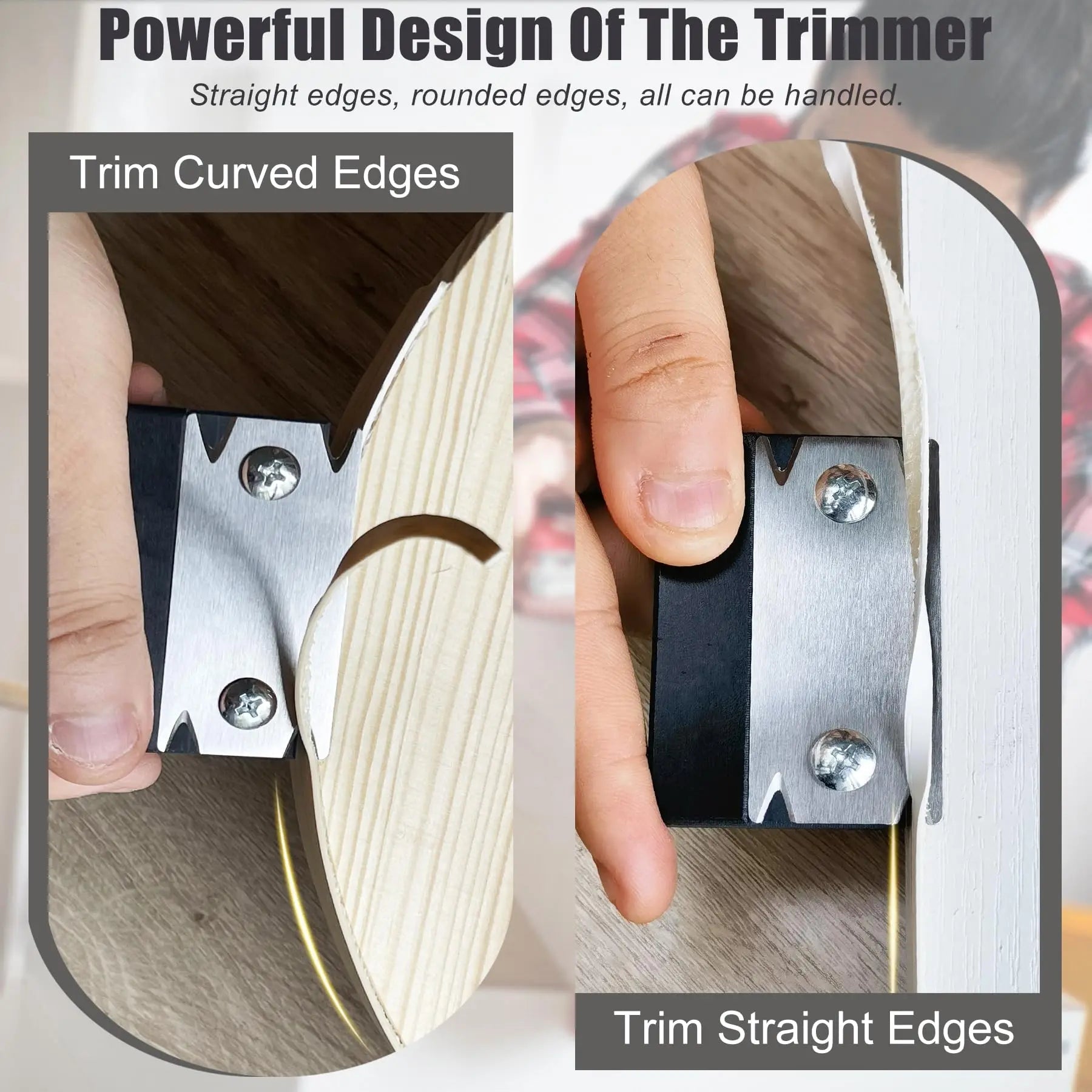 Trimmer Wood Chamfering Fillet Scraper Board Deburring Tool Trimming knife Woodworking Edge Corner Planer Specialty Edge Banding 